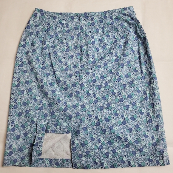 Cherokee Spring Collection Vintage 90's Skirt Boho Delicate Floral Print Size 12 - Picture 9 of 9